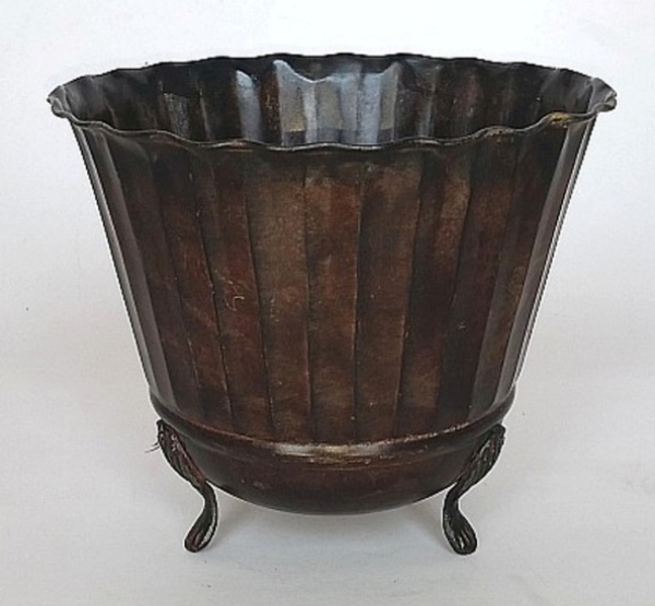 Picture of Bronze Vase Footed  | 8.5"Dx7"D |  Item No. K76183