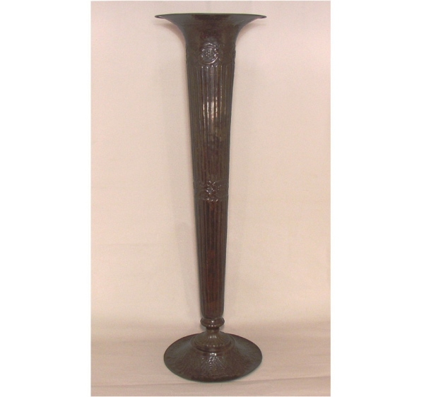Picture of Trumpet Vase Bronze Patina Finish on Brass  | 13"Dx48"H |  Item No. K76233