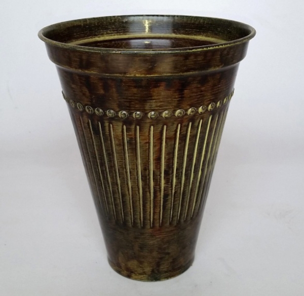 Picture of Tapered French Vase Dark Green  | 7"Dx9"H |  Item No. K59137