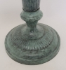 Picture of Verde Green Finish on Brass Trumpet Vase  | 8.5"Dx30"H |  Item No. K75270