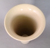 Picture of Beige Ceramic Vase Glossy Finish Tapered  | 8"Dx14.5"H |  Item No. K00214