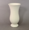 Picture of Ivory Ceramic Vase Hour Glass Shape Glossy Finish  | 7"Dx13"H | Item No. K00402