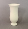 Picture of Ivory Ceramic Vase Hour Glass Shape Glossy Finish  | 5.5"Dx11"H | Item No. K00403