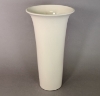 Picture of Ivory Ceramic Vase Glossy Finish Tapered  | 10"Dx18"H |  Item No. K00413