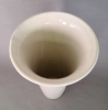 Picture of Ivory Ceramic Vase Glossy Finish Tapered  | 10"Dx18"H |  Item No. K00413
