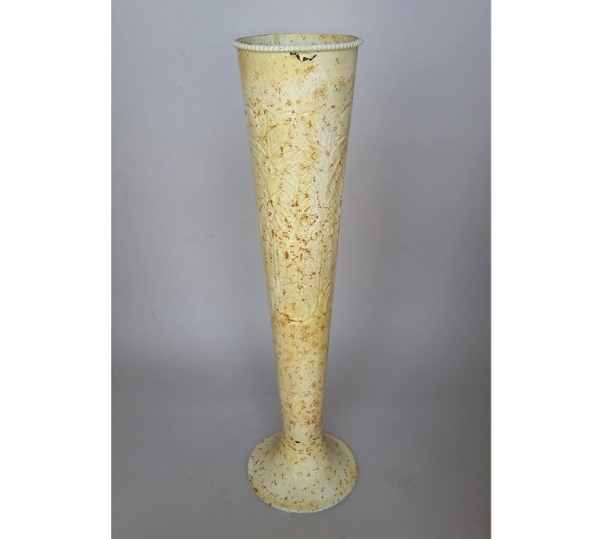 Picture of Ivory Trumpet Vase  | 6"Dx21"H |  Item No. K60234