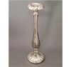 Picture of Silver Plated on Brass Candle Holders Round Base  | 5.5"Dx17"H |  Item No. K79034