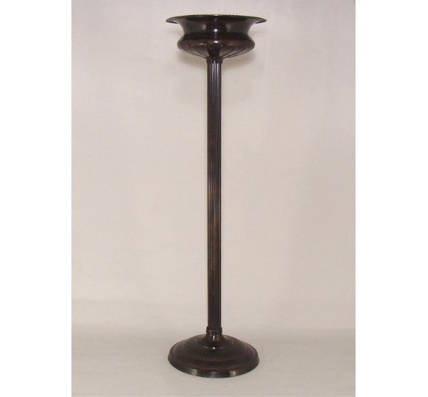 Picture of Floral Stand Bronze Finish on Brass  Centerpiece  | 10"Dx35.5"H |  Item No. K76360