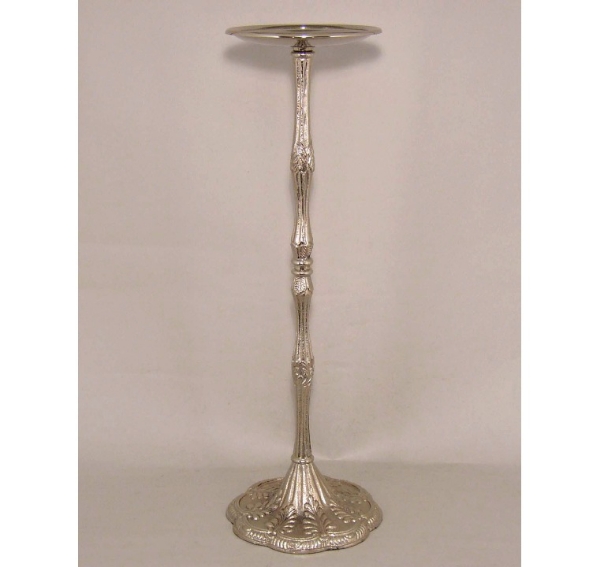 Picture of Floral Stand Cast Embossed Aluminum Centerpiece | 9"Dx31"H |  Item No. K51306
