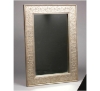 Picture of Beveled Rectangle Mirror in Embossed Silver Frame | 24"Wx36"H |  Item No.K08256