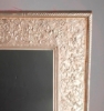 Picture of Beveled Rectangle Mirror in Embossed Silver Frame | 24"Wx36"H |  Item No.K08256