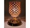Picture of Peg Votive Candle Holder Mirror Mosaic Gold  | 3.75"Dx5"H |  Item No.K15004