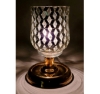 Picture of Peg Votive Candle Holder Mirror Mosaic Silver  | 3.75"Dx5"H |  Item No.K15104