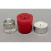 Picture of Peg Votive Candle Holder Mirror Mosaic Red  | 3.75"Dx5"H |  Item No.K15204