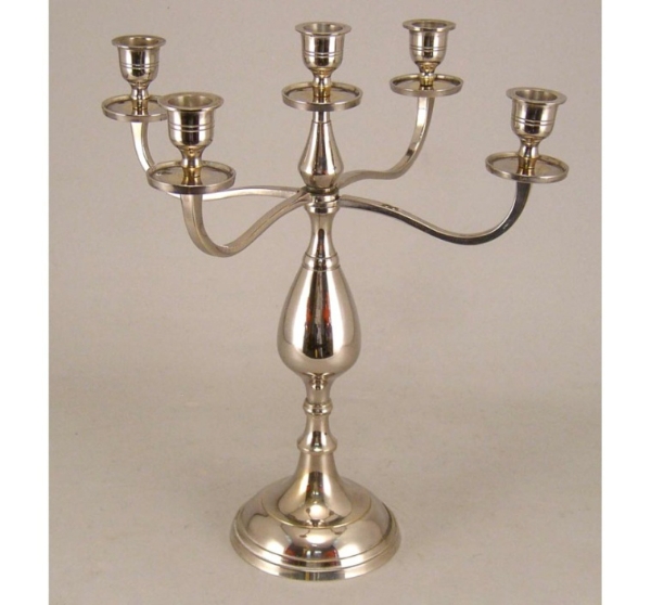 Picture of Silver Plated Candelabra 5-Light   | 11"Wx13"H |  Item No. K79002