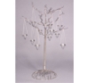 Picture of Nickel Plated on Brass Wire Tree with 12 Hanging Cone Votives  | 30"Wx44"H |  Item No. K79990