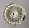 Picture of Silver plated  Round Jar | 5"Dx9" |  Item No. K79062X "SOLD AS IS"