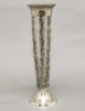 Picture of Silver Plated Taper Bud Vase  Set/2  | 2"Dx10"H |  Item No. K79080  "SOLD AS IS"