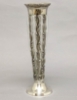 Picture of Silver Plated Taper Bud Vase  Set/2  | 2"Dx10"H |  Item No. K79080X  "SOLD AS IS"
