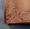 Picture of IMPERFECT | 16" Copper Color Cake Stand Square Embossed | 16" Sq x 4.5" H | Item No. 37721X