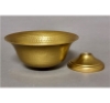 Picture of Antique Gold Compote Bowl Hammered Set/2  | 8"D x 4.50"H | Item No. 51433A
