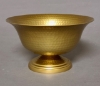 Picture of Antique Gold Compote Bowl with Hammered Surface Set/2 | 8"D x 4.5"H | Item No. 51433