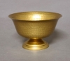 Picture of Antique Gold Compote Bowl Hammered Surface | Set/2 | 6"D x 4"H | Item No. 51434 FREE SHIPPING