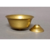 Picture of Antique Gold Compote Bowl Hammered Surface | Set/2 | 6"D x 4"H | Item No. 51434