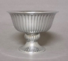 Picture of Polished Aluminum Compote Revere Bowl  | Set/2 | 6"D x 4.75"H | Item No. 51357