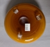 Picture of Amber Bowl Glass Garden Dish 3-Glass Feet  Set/2  | 9"Dx4.5"H |  Item No. 12310