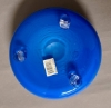 Picture of Blue Bowl Glass Garden Dish 3-Glass Feet  Set/2  | 9"Dx4.5"H |  Item No. 12510