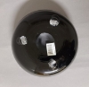Picture of Black Bowl Glass Garden Dish 3-Glass Feet  Set/2  | 7.5"Dx3"H |  Item No. 12211 FREE SHIPPING