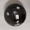 Picture of Black Bowl Glass Garden Dish 3-Glass Feet  Set/2  | 7.5"Dx3"H |  Item No. 12211