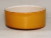 Picture of Amber Bowl Glass  Round Cylindrical  Set/2  | 8"Dx3.5"H |  Item No. 12312  FREE SHIPPING