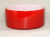 Picture of Red Bowl Glass  Round Cylindrical  Set/2 | 8"Dx3.5"H |  Item No. 12412 FREE SHIPPING