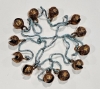 Picture of Bells Brass Tied 12 on a ASH GRAY String  Set/6 | 36" to 38" Long |  Item No. 5027-10A