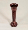 Picture of Brown Trumpet Vase with Hammered Finish Set/3 | 3"Dx11.5"H | Item No. 42237