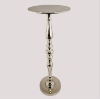 Picture of Display Stand Multi Purpose Nickel Plated on Aluminum Round | 10"D x36"H | Item No. 51301X   SOLD AS IS