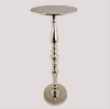 Picture of Nickel Plated Aluminum Floral Stand with Tray Centerpiece Set/2 | 10"D x36"H | Item No. 51301X   SOLD AS IS