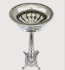 Picture of Aluminum Floral Stand w/ Bowl Ornate Design | 10"D x 30"H | Item No. 51331