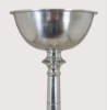 Picture of Aluminum Floral Stand w/ Bowl Smooth | 9"D x 27"H | Item No. 51566