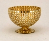 Picture of Gold Mosaic Glass Bowl Gold & Mirror Chips Set/2 | 6"Dx5.5"H | Item No. 46307