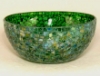 Picture of Green Mosaic Glass Bowl with Green Chips | 10"Dx4.5"H | Item No. 67101