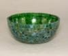 Picture of Green Mosaic Glass Bowl with Green Chips Set/2 | 6"Dx2.5"H | Item No. 67103