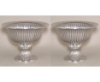 Picture of Compote Bowl Vase Polished Aluminum Revere Fluted Pedestal Base Set/2 | 8"D x 6"H | Item No. 51356