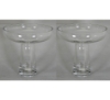 Picture of Clear Glass Bowl on Pedestal  Set/2 | 7.5"Dx7.5"H |  Item No. 18087