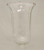 Picture of Brass Candle Holder Mother Of Pearl Inlay with Clear Glass Shade   | 6"Dx14"H |  Item No. K99554