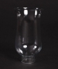 Picture of Candle Lamp Silver has Candle Holder,Bead Shade and Hurricane Glass  | 9"Dx20"H |  Item No. 99642