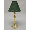 Picture of Candle Lamp Green has Candle Holder, Bead Shade and Hurricane Glass  | 9"Dx20"H |  Item No. 99640