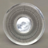 Picture of Compote Bowl Vase Polished Aluminum Revere Fluted  | 12"D x 7"H | Item No. 51321